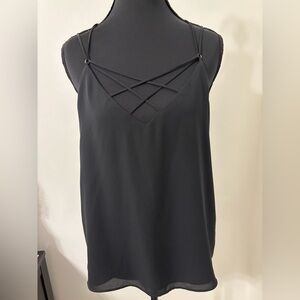 Express Black strappy camisole tank top Size Small
